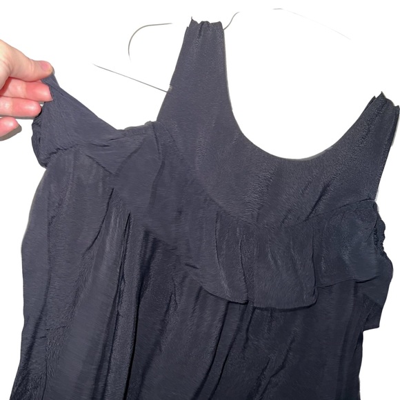 Maeve Anthropologie Black Cold Shoulder Tunic Top - Picture 9 of 13